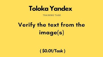 Verify the text from the image(s) | $0.01/Task | Toloka Yandex Training