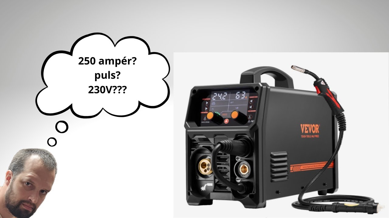 VEVOR MIG Welder 250A Pluse Mig Welding Machine 5-in-1