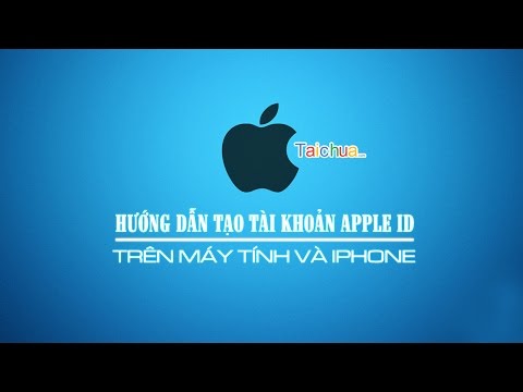 Hướng dẫn cách đăng ký tài khoản Apple ID trên máy tính |taichua.com