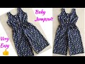 Stylish Baby Jumpsuit/Dungaree Dress Cutting and Stitching