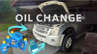 Engine Oil Change on a Isuzu Alterra / MU-7