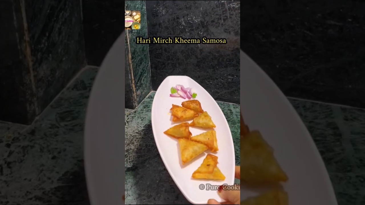 Рецепт Хари Мирчи Кхима Самоса