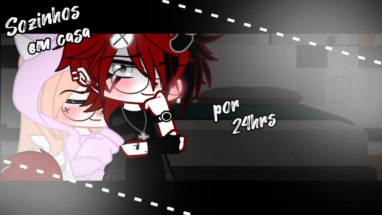 |~Sozinhos em casa por 24horas~|  Gacha club _~•Mia Dark•~ (Gc)