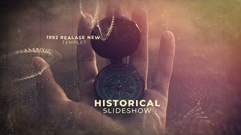 History / Documentary Slideshow After Effects Template | AE Templates by ninthmotion