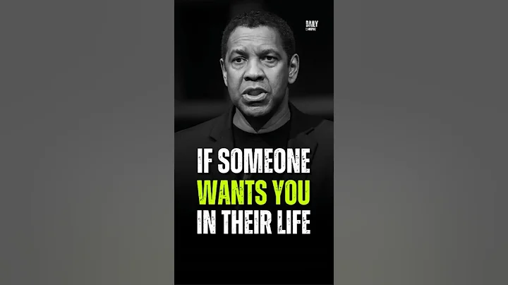 If Someone Wants You In Their Life - Denzel Washington #motivation #denzelwashington #shorts