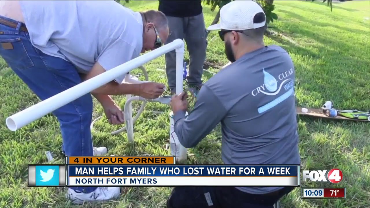Good samaritan fixes broken water pump after seeing Fox 4 story