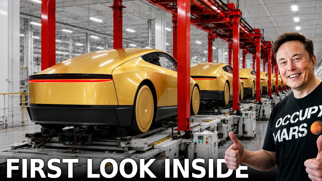 First Look at Tesla’s Cybercab Assembly Line: Shocking Developments in the Auto Industry! – Video First Look at Tesla’s Cybercab Assembly Line: Shocking Developments in the Auto Industry! – Video