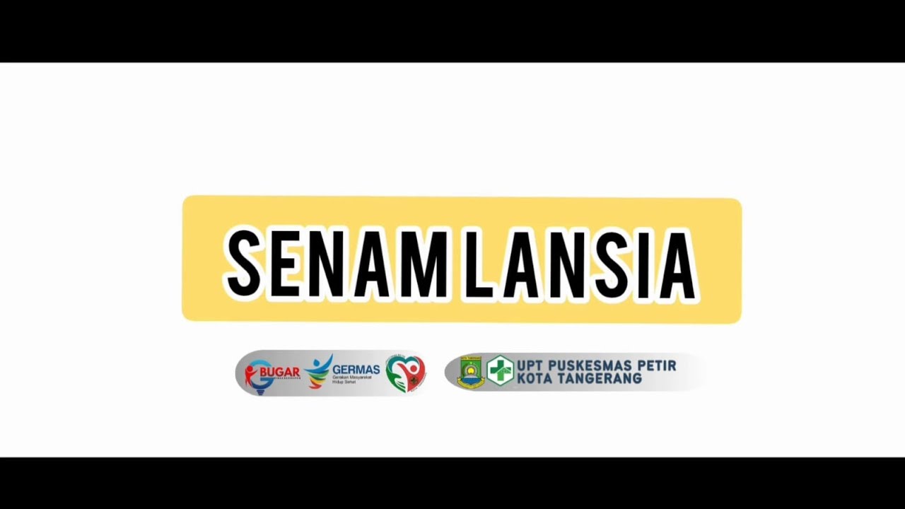 SENAM LANSIA UPT PUSKESMAS PETIR