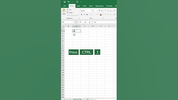 Superscript in excel 😱😱🔥 No one will tell you this trick #shorts #excel