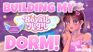 Building my DORM in ROYALE HIGH! PHASE 6 RELEASED!?