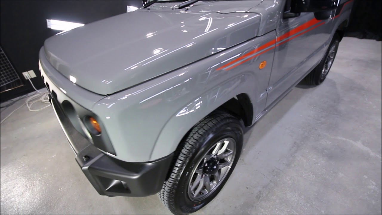 ガラスコーティング大阪 スピード関西 18新型スズキジムニーミディアムグレー施工 Youtube