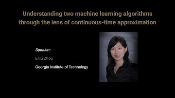 SNAPP Seminar || Enlu Zhou (Georgia Institute of Technology) || November 24, 2025