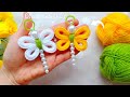 Its so cute  easy dragonfly making idea with yarn  you will love it  diy amazing woolen crafts