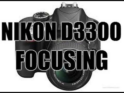 How to manually focus on the nikon d3300 - YouTube