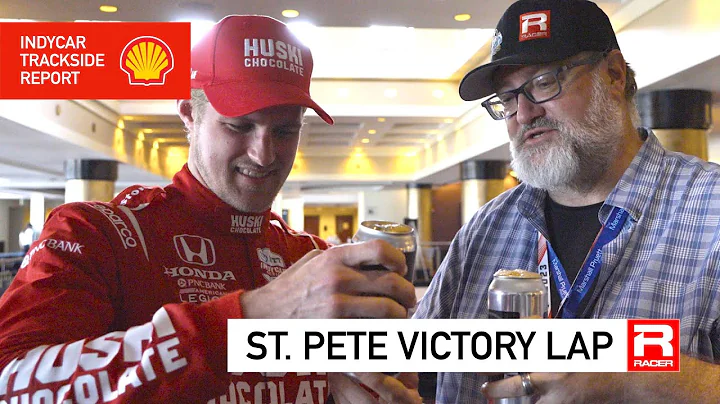 St. Pete IndyCar Victory Lap with Marcus Ericsson and Marshall Pruett