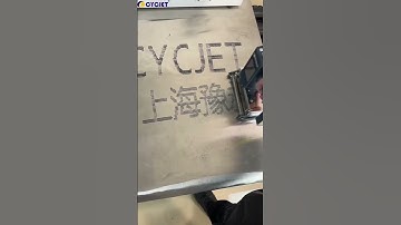 CYCJET DOD Large Character Handheld Inkjet Printer Prints Dot Matrix Fonts on Galvanized Sheets