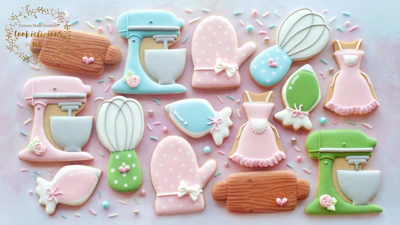 How to make BAKER'S KITCHEN SET COOKIES Mother's Day Gift Idea YouTube