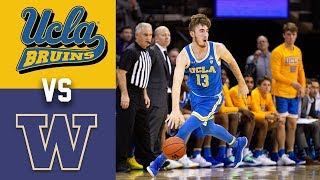 2020 College Basketball UCLA vs Washington Highlights