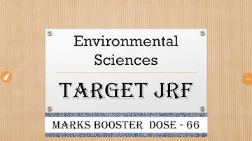 Target jrf | environmental science | mind mapping| evs notes| net jrf exam