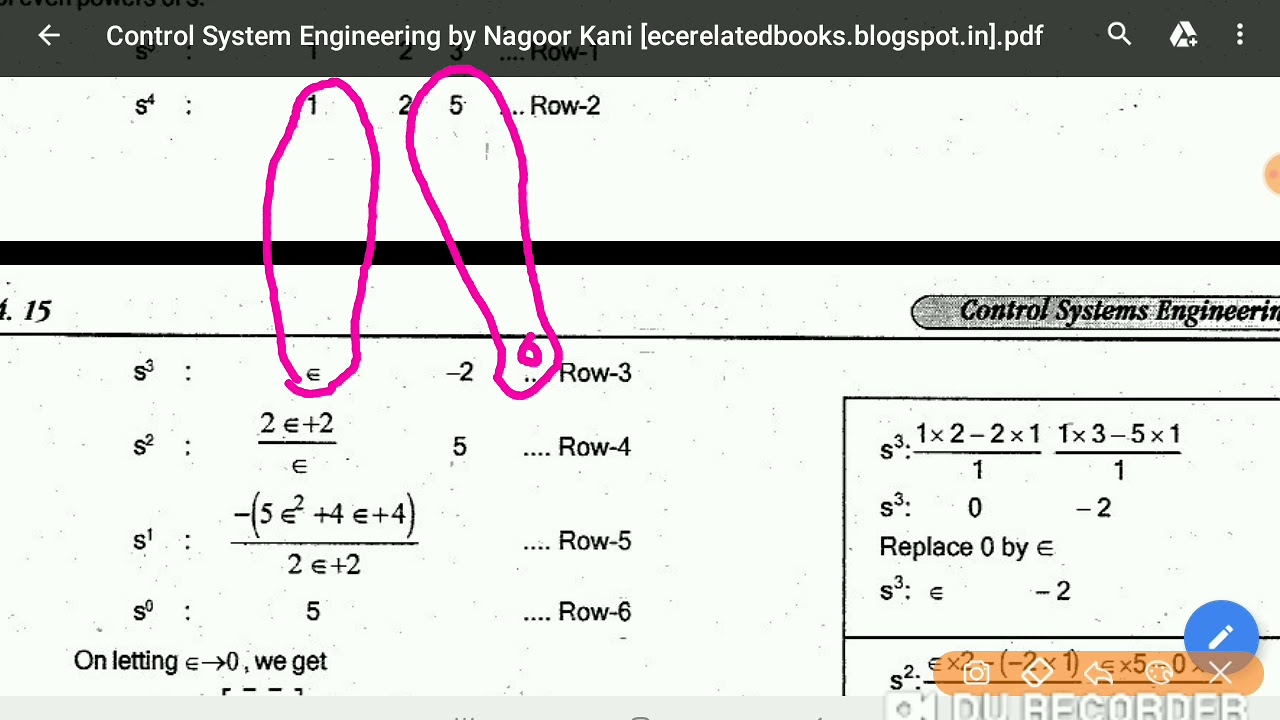 Case 3 Routh Hurwitz Criterion Tutorial - YouTube