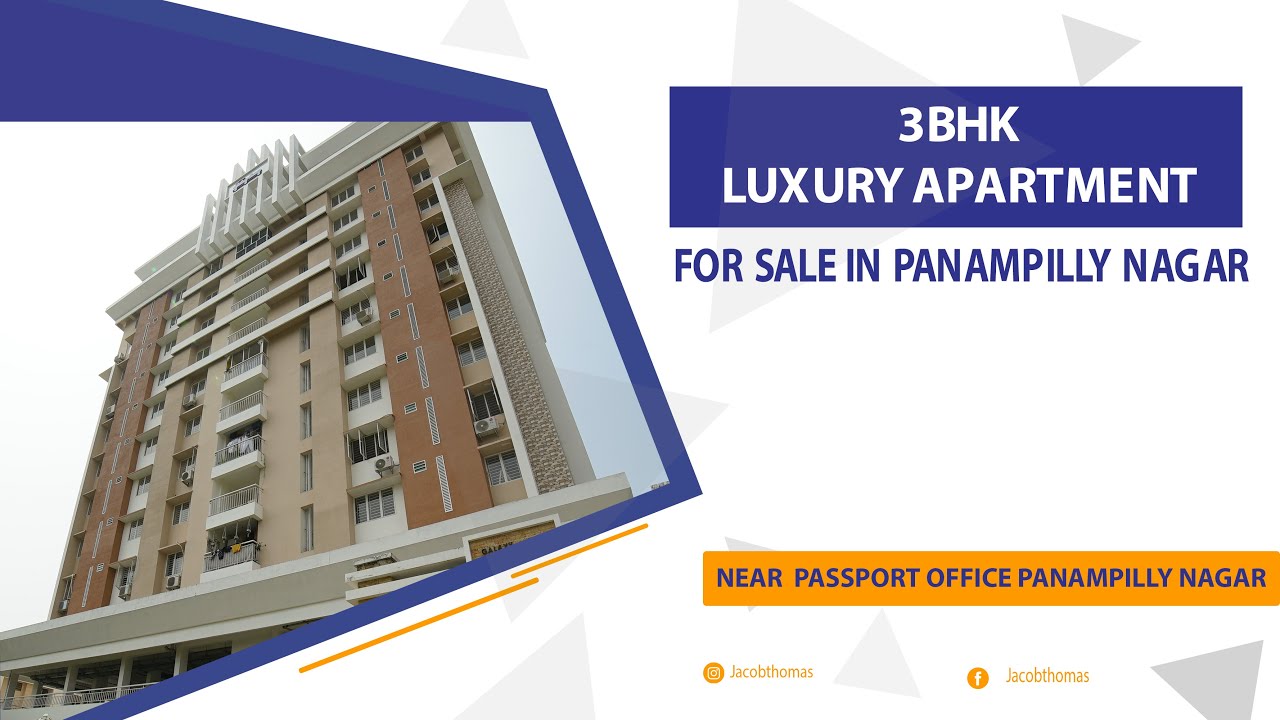 70 Lakhs Apartment for sale near passport office,Panampally Nagar