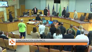 Lincoln City Council Meeting April 8, 2024 Lincoln City Council Meeting April 8, 2024