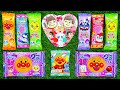 アンパンマン&ドラえもんロリポップASMR 🍭 チョコレート割ってカリカリ音+ネコネコグミ【満足感】