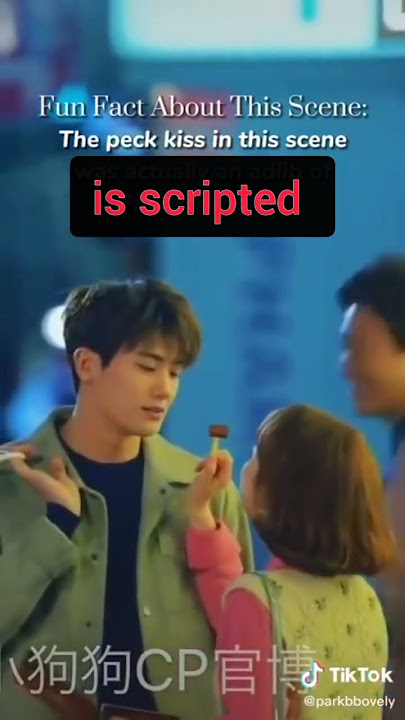 'chocolate kiss' is scripted. #parkboyoung #parkhyungsik #kdrama