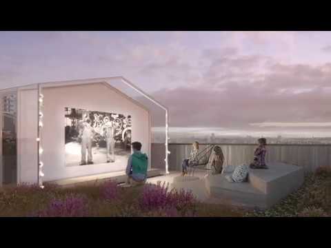 Vidéo: Vibrations urbaines modernes dans une nouvelle résidence par Lori Dennis