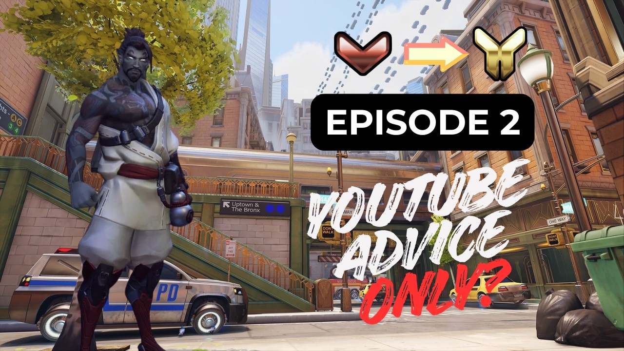 Bronze to Gold using only YouTube Advice! Pt. 2 (OverWatch 2)