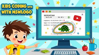 Celebrity #5 Kids Coding with MSWLogo – How to Repeat Commands and Draw Awesome Shapes! Net Worth