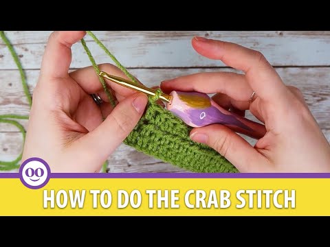 How to do the Crab Stitch! ( Single Crochet Backwards )