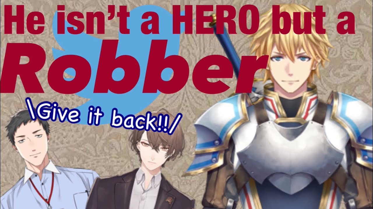 【Nijisanji】Ex is a crazy ROBBER. Kagami & Yashiro are the victims【Ex Albio】VTuber sub