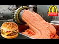 COMO se HACE la CARNE de HAMBURGUESA de MCDONALD'S 🍔| ¿Dónde FABRICA McDonald's sus hamburguesas?