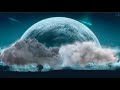 Fantasy imaginary moon and night sky  animated background wallpapers loopss