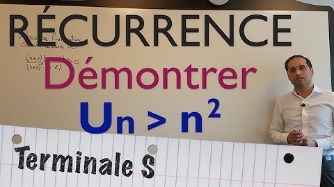 Récurrence - Démontrer une inégalité avec les suites