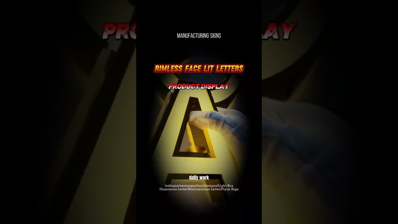 An attractive brand starts with an eye-catching sign