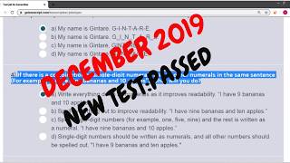 Gotranscript Quiz Answers for December 2019  PASSED with PROOF