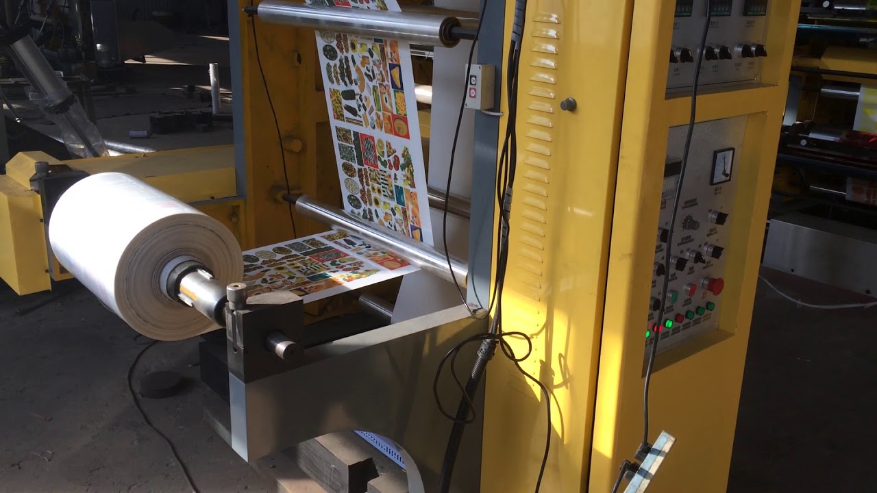 6 Colors Flexo Printing Machines For Film - YouTube