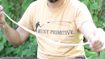 How to make a Rawhide Bow String