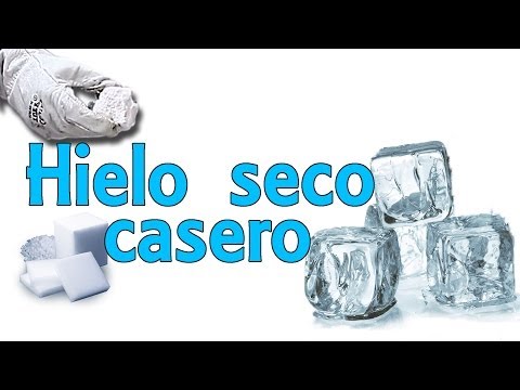 Video: Cómo Hacer Hielo Seco