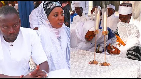 Respectful! Actress Mide Martins Kneels To Welcome Guests At Her Husband Afeez Owo’s Birthday