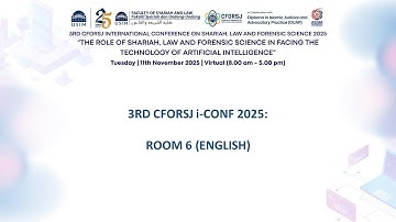 CFORSJ i CONF 2025: HADI AKBAR DAHLAN – FORENSIC - ENGLISH