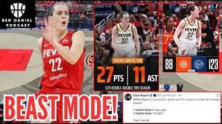 Caitlin Clark BEAST MODE ACTIVATED! 27pts 11ast! Indiana Fever DESTROY Connecticut Sun By Nearly 40!