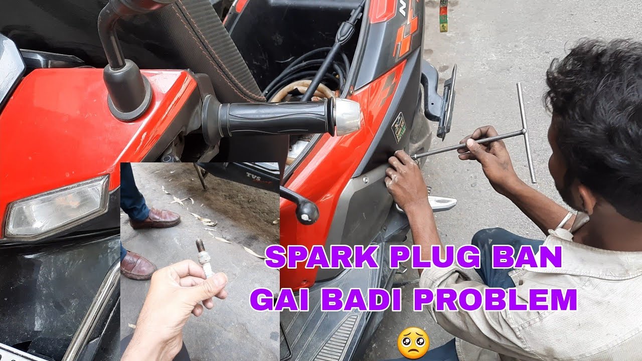 Tvs Ntorq Not Start In Single Self 🥺🥺 DIY Solution Spark plug