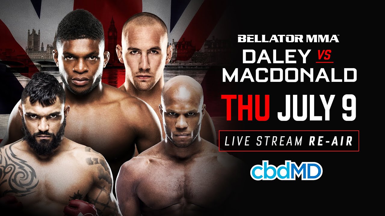 Re Air Bellator 179 Daley Vs Macdonald Youtube