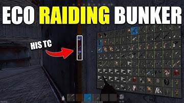 When you eco raid into a bunker - Rust Console