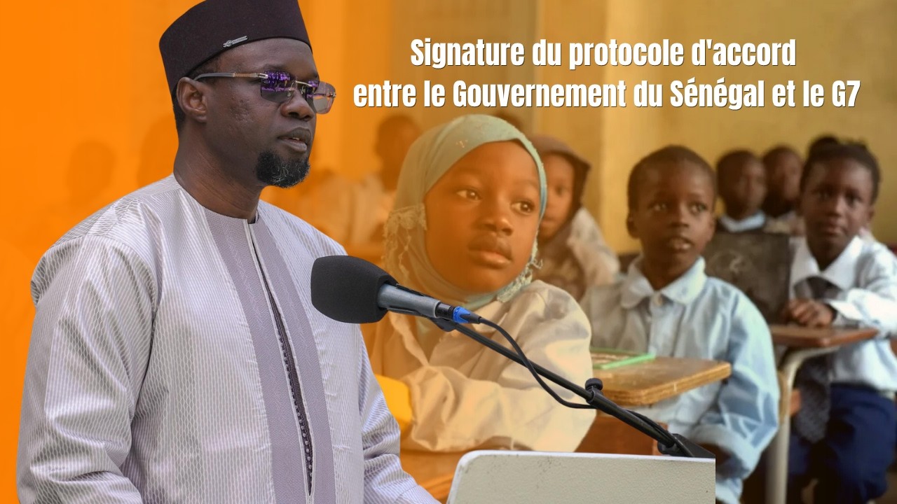 Signature du protocole d'accord entre le Gouvernement et le G7 - YouTube