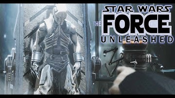 STAR WARS The Force Unleashed All Endings - Darth Vader/Emperor Palpatine Boss Force Unleashed End