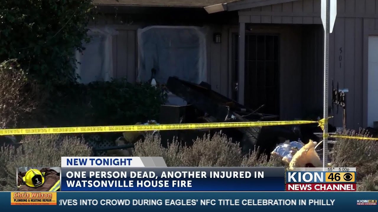 One person dead, another injured in deadly Watsonville house fire - YouTube